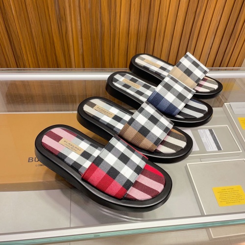 Replica Burberry Slippers For Men #1186243 $60.00 USD for Wholesale