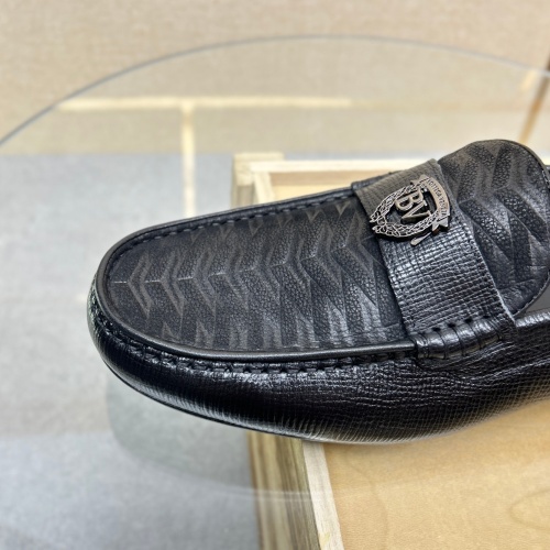 Replica Bottega Veneta BV Leather Shoes For Men #1186437 $80.00 USD for Wholesale