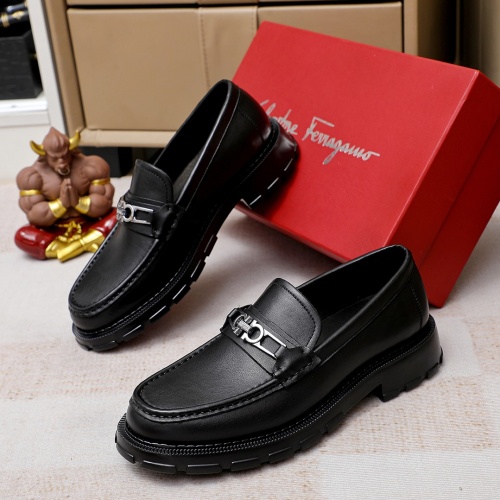 Replica Salvatore Ferragamo Leather Shoes For Men #1186489, $96.00 USD, [ITEM#1186489], Replica Salvatore Ferragamo Leather Shoes outlet from China