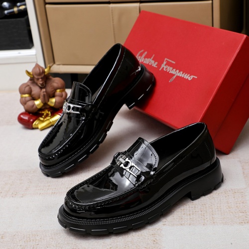 Replica Salvatore Ferragamo Leather Shoes For Men #1186490, $96.00 USD, [ITEM#1186490], Replica Salvatore Ferragamo Leather Shoes outlet from China