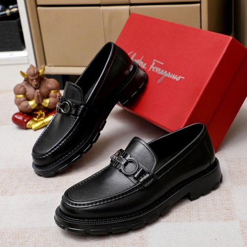 Replica Salvatore Ferragamo Leather Shoes For Men #1186491, $96.00 USD, [ITEM#1186491], Replica Salvatore Ferragamo Leather Shoes outlet from China