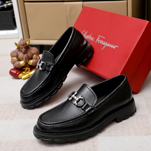 Replica Salvatore Ferragamo Leather Shoes For Men #1186492, $96.00 USD, [ITEM#1186492], Replica Salvatore Ferragamo Leather Shoes outlet from China