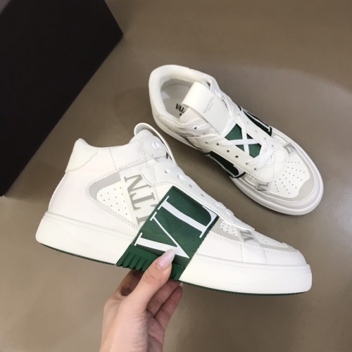 Replica Valentino High Tops Shoes For Men #1186569 $85.00 USD for Wholesale