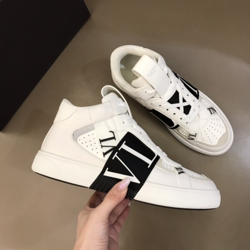 Replica Valentino High Tops Shoes For Men #1186570 $85.00 USD for Wholesale