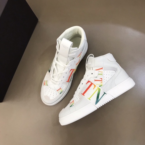 Replica Valentino High Tops Shoes For Men #1186573, $85.00 USD, [ITEM#1186573], Replica Valentino High Tops Shoes outlet from China