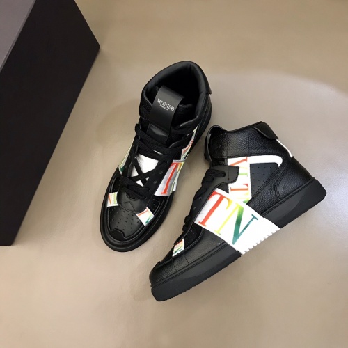 Replica Valentino High Tops Shoes For Men #1186574, $85.00 USD, [ITEM#1186574], Replica Valentino High Tops Shoes outlet from China
