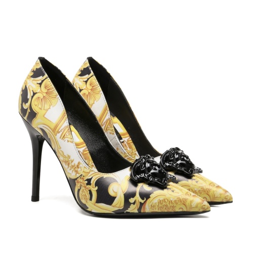 Replica Versace High-Heeled Shoes For Women #1187397, $96.00 USD, [ITEM#1187397], Replica Versace High-Heeled Shoes outlet from China