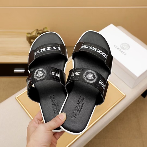 Replica Versace Slippers For Men #1187403 $42.00 USD for Wholesale