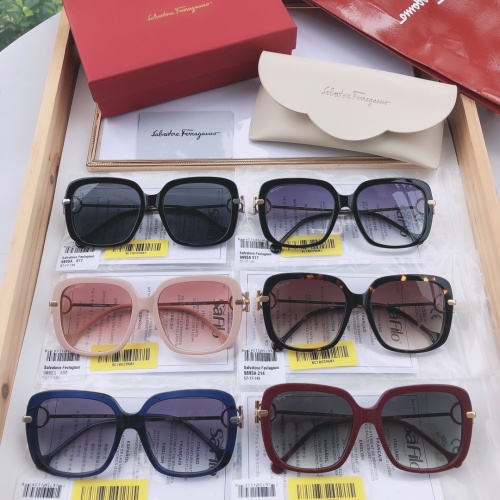 Replica Salvatore Ferragamo AAA Quality Sunglasses #1187642 $60.00 USD for Wholesale