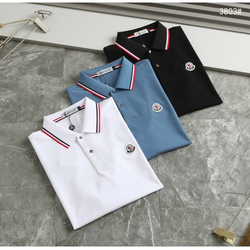 Replica Moncler T-Shirts Short Sleeved For Men #1188153 $45.00 USD for Wholesale