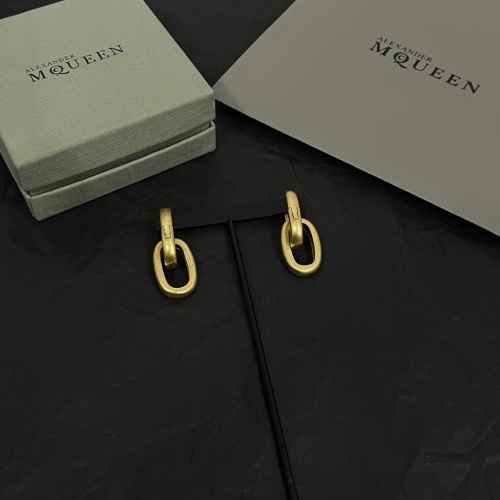 Replica Alexander McQueen Earrings For Women #1188685 $40.00 USD for Wholesale