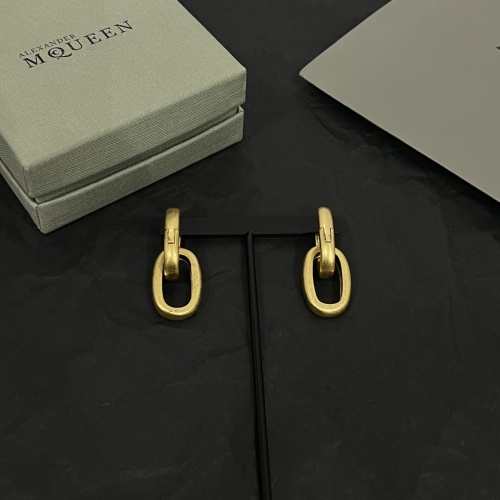 Replica Alexander McQueen Earrings For Women #1188685 $40.00 USD for Wholesale