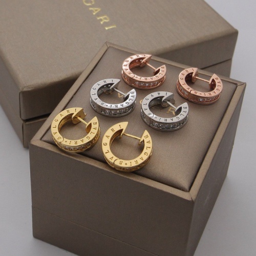 Replica Bvlgari Earrings For Women #1189231 $25.00 USD for Wholesale