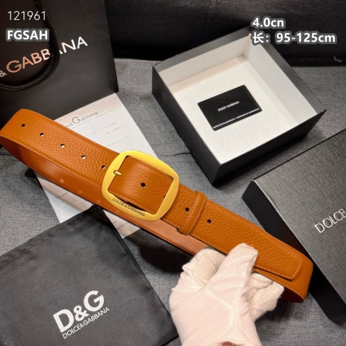 Replica Dolce & Gabbana D&G AAA Quality Belts For Men #1189450 $72.00 USD for Wholesale