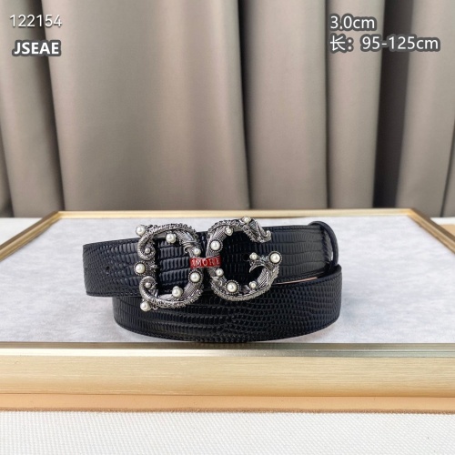 Replica Dolce & Gabbana D&G AAA Quality Belts For Women #1189473 $60.00 USD for Wholesale