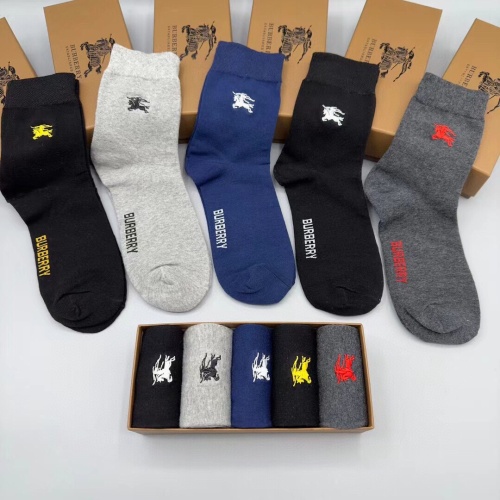 Replica Burberry Socks #1189626 $29.00 USD for Wholesale