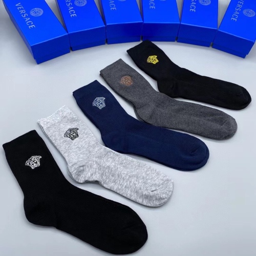 Replica Versace Socks #1189630, $29.00 USD, [ITEM#1189630], Replica Versace Socks outlet from China