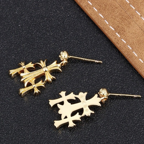 Replica Chrome Hearts Earrings For Women #1190483 $32.00 USD for Wholesale