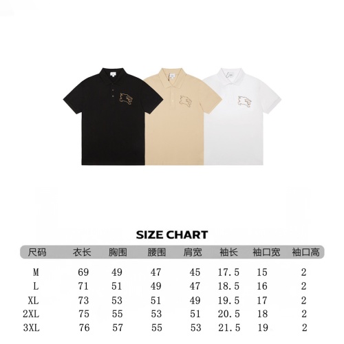 Replica Burberry T-Shirts Short Sleeved For Men #1192051 $38.00 USD for Wholesale