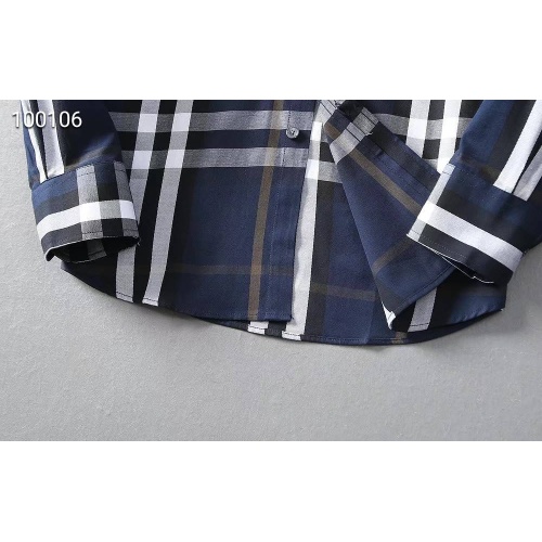 Replica Burberry Shirts Long Sleeved For Men #1192196 $38.00 USD for Wholesale