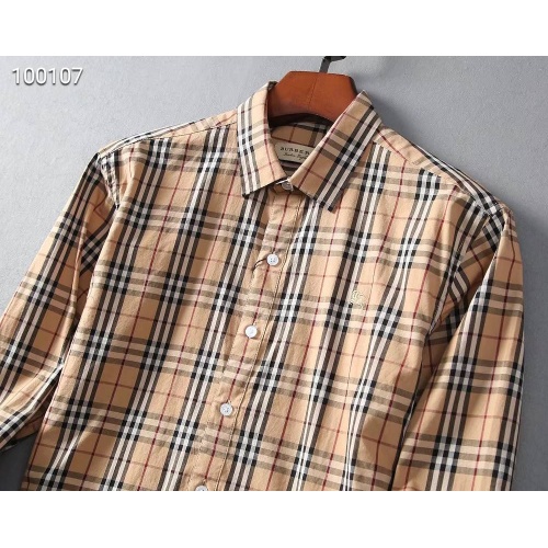 Replica Burberry Shirts Long Sleeved For Men #1192203 $39.00 USD for Wholesale