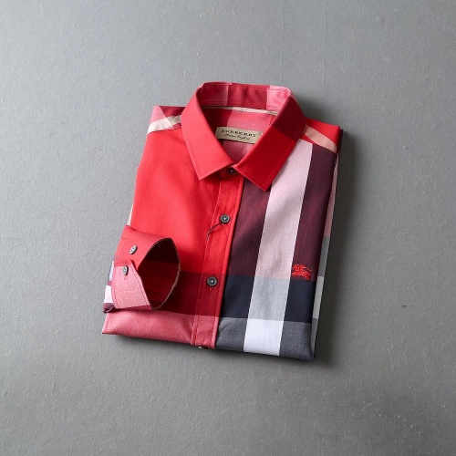 Replica Burberry Shirts Long Sleeved For Men #1192207 $38.00 USD for Wholesale