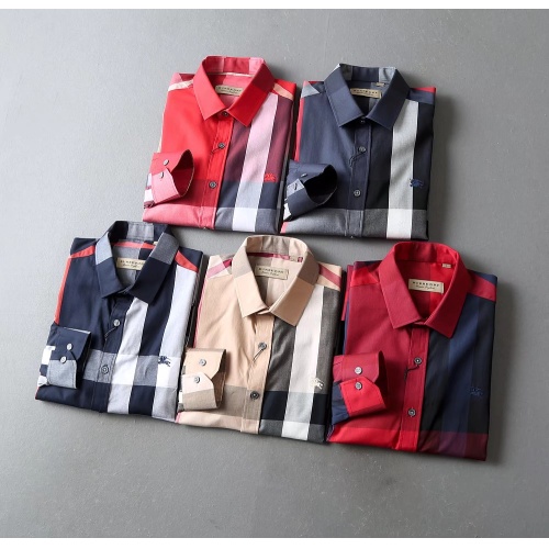 Replica Burberry Shirts Long Sleeved For Men #1192208 $38.00 USD for Wholesale