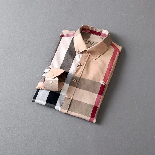 Replica Burberry Shirts Long Sleeved For Men #1192210 $38.00 USD for Wholesale