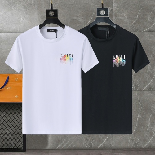 Replica Amiri T-Shirts Short Sleeved For Men #1192230 $25.00 USD for Wholesale