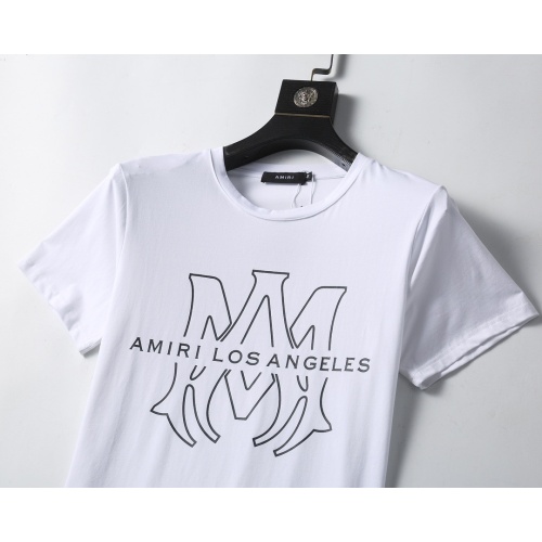 Replica Amiri T-Shirts Short Sleeved For Men #1192232 $25.00 USD for Wholesale