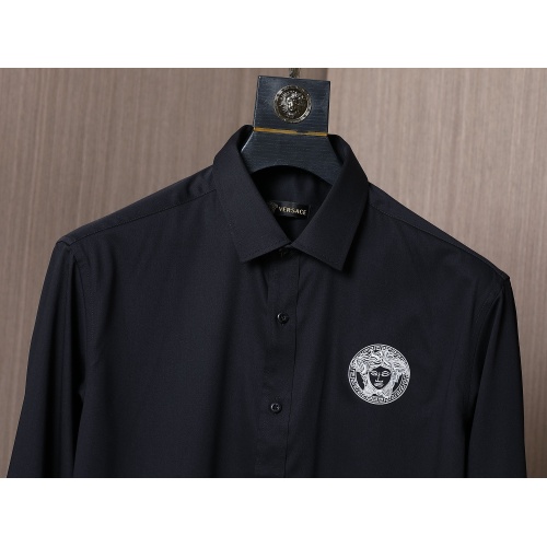 Replica Versace Shirts Long Sleeved For Men #1192252 $40.00 USD for Wholesale