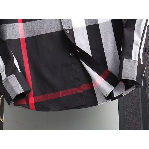Replica Burberry Shirts Long Sleeved For Men #1192255 $39.00 USD for Wholesale