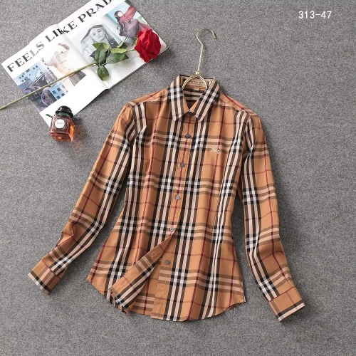 Replica Burberry Shirts Long Sleeved For Women #1192298, $38.00 USD, [ITEM#1192298], Replica Burberry Shirts outlet from China