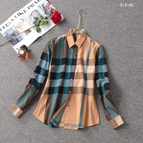 Replica Burberry Shirts Long Sleeved For Women #1192306, $38.00 USD, [ITEM#1192306], Replica Burberry Shirts outlet from China