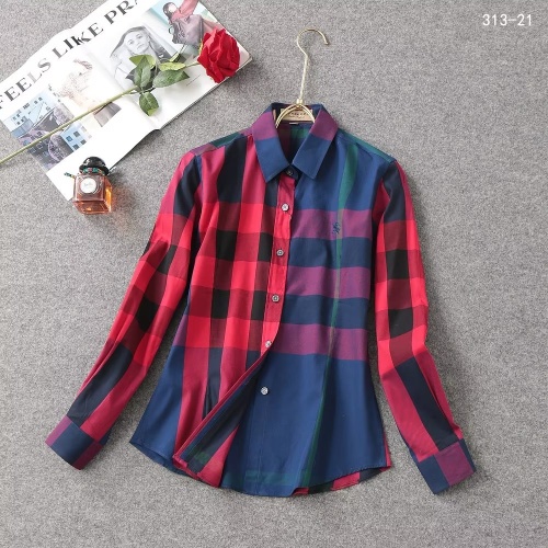 Replica Burberry Shirts Long Sleeved For Women #1192312, $38.00 USD, [ITEM#1192312], Replica Burberry Shirts outlet from China