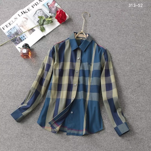 Replica Burberry Shirts Long Sleeved For Women #1192316, $38.00 USD, [ITEM#1192316], Replica Burberry Shirts outlet from China