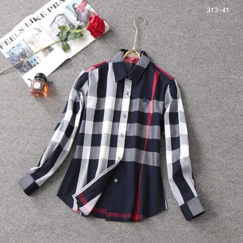 Replica Burberry Shirts Long Sleeved For Women #1192318, $38.00 USD, [ITEM#1192318], Replica Burberry Shirts outlet from China