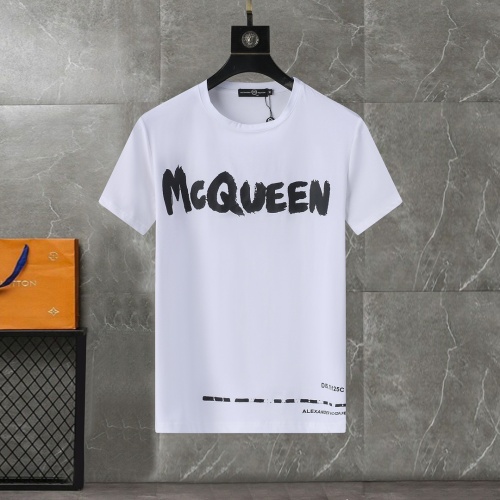 Replica Alexander McQueen T-shirts Short Sleeved For Men #1192345, $25.00 USD, [ITEM#1192345], Replica Alexander McQueen T-shirts outlet from China