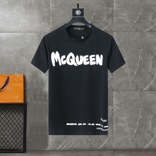 Replica Alexander McQueen T-shirts Short Sleeved For Men #1192346, $25.00 USD, [ITEM#1192346], Replica Alexander McQueen T-shirts outlet from China
