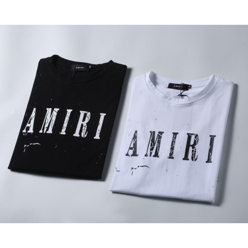 Replica Amiri T-Shirts Short Sleeved For Men #1192360 $25.00 USD for Wholesale