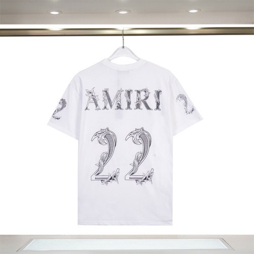 Replica Amiri T-Shirts Short Sleeved For Unisex #1192612 $34.00 USD for Wholesale