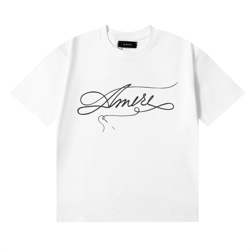 Replica Amiri T-Shirts Short Sleeved For Unisex #1192618, $29.00 USD, [ITEM#1192618], Replica Amiri T-Shirts outlet from China