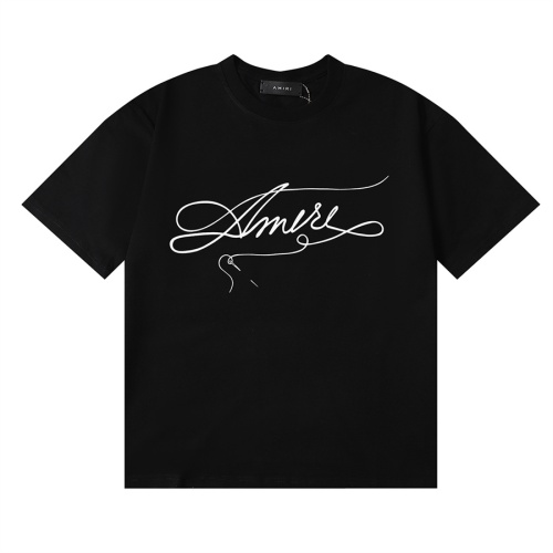 Replica Amiri T-Shirts Short Sleeved For Unisex #1192619, $29.00 USD, [ITEM#1192619], Replica Amiri T-Shirts outlet from China
