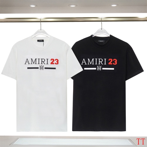 Replica Amiri T-Shirts Short Sleeved For Unisex #1192923 $32.00 USD for Wholesale