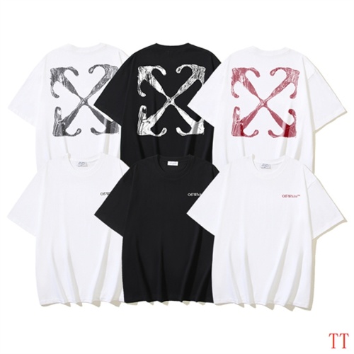 Replica Off-White T-Shirts Short Sleeved For Unisex #1193082 $29.00 USD for Wholesale