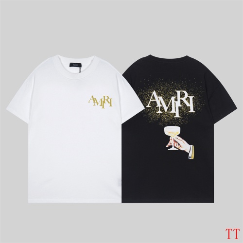 Replica Amiri T-Shirts Short Sleeved For Unisex #1193120 $32.00 USD for Wholesale