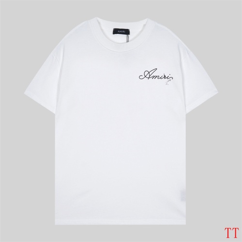 Replica Amiri T-Shirts Short Sleeved For Unisex #1193122 $32.00 USD for Wholesale