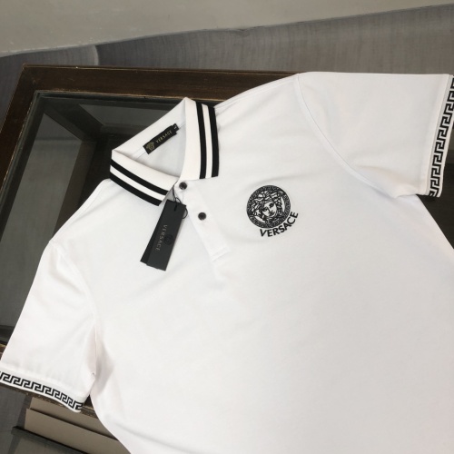 Replica Versace T-Shirts Short Sleeved For Men #1193150 $39.00 USD for Wholesale