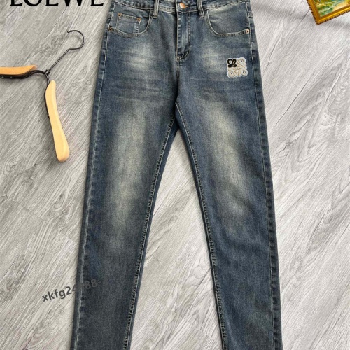 Replica LOEWE Jeans For Men #1193545 $48.00 USD for Wholesale