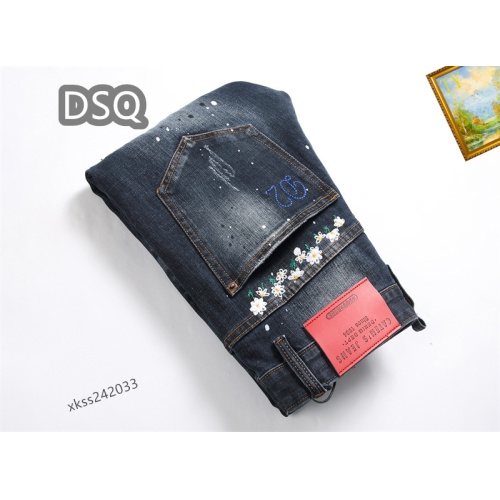 Replica Dsquared Jeans For Men #1193553 $48.00 USD for Wholesale